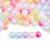 Cuentas Color Interno Perlas 8mm x Bolson 500gr 1700 unis
