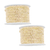 Hilo de Perlas Engarzadas Continuo SS10 2.5mm x Rollo 9 Metros