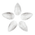 Cairel Acrilico Gota 4,5 x 2cm x Bolson 80 unidades - comprar online