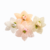 Flor de Organza con Rococo central sin cabo x 12 unidades