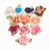 Florcitas Rococo Bicolor con Raso x 12 unidades