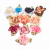 Florcitas Rococo Bicolor con Raso x 12 unidades