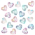 Cuentas AB-TR Corazones 19mm x 5 unidades