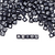 Letras Cubo 6x6mm VOCALES Negro Letra Blanca 160u x25gr