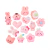 Mix de Charms Surtidos x 50 unidades Rosa