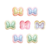 Cuentas Bicolor Moñito 20x17mm x Bolson 500gr - 207u