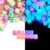 Letras Cuentas Luminosas Cubo 6x6mm 150u x 25gr