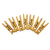 Broches de Madera Mini 3cm Metalizados x 50 unidades - comprar online
