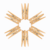 Broches de Madera Grandes 4,8cm Natural x 500 unidades - comprar online