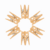 Broches de Madera Medianos 3,5cm Natural x 50 unidades - comprar online