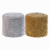 Malla Media Perla 4 mm Dorado-Plateado x Rollo