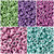 Letras Redondas 6mm COLORES 165u x25gr - comprar online