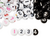 Cuentas Numeros Redondos 6mm 160u x25gr
