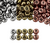 Letras Redondas 6mm Metalizadas x Bolson 500gr 3800u