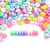 Cuentas Pastel Rondel Chico 4x8mm x Bolson 500gr 3400 unidades