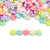 Cuentas Pastel Margaritas 10mm x Bolson 500gr 1700 unidades