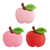 Aplique de Resina Manzanas x 10 unidades
