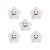 Cuentas Traslucidas Estrellitas 19mm x 5 unidades - CandyCraft