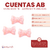 Imagen de Cuentas AB Moño Bow Tie 22x15mm x 5 unidades