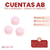 Imagen de Cuentas AB Perla Trenzada 20mm x 25gr - 12 unidades