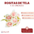 Imagen de Rositas de Tela con cabo x 30 unidades