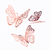 Mariposas Metalizadas x 12 unidades - comprar online