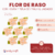 Flor de Raso con Hojita y Perla Central x 12 unidades en internet