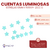 Cuentas Luminosas Estrellitas 10mm x Bolson 500gr 2000u en internet