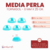 Media Perla Tornasol 8mm 190u x 25gr - comprar online