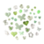 Mix de Cuentas Premium Verde x 500grs - 420 unidades