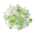 Mix de Cuentas Premium Verde x 500grs - 420 unidades