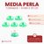 Media Perla Tornasol 8mm 190u x 25gr - CandyCraft Souvenirs en Once