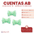 Cuentas AB Moño Bow Tie 22x15mm x 5 unidades