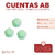 Cuentas AB Perla Trenzada 12mm x 25gr - 35 unidades