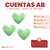 Imagen de Cuentas AB Corazones 19mm x 5 unidades