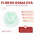 Flores de Goma Eva con Tul x 90u - comprar online