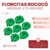 Imagen de Florcitas Rococo Medianas sin cabo x 72 unidades