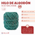 Hilo de Algodón 8/20 Macrame x 30 mts