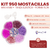 Kit 950 Mostacillas 4mm + Tanza Elastica - Forma Flor en internet