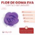 Flores de Goma Eva con Tul sin Cabo x 450 unidades