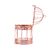Jaula Set x 3 Redondas Chicas Rose Gold - tienda online