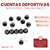 Cuentas Deportivas Bola 8 Pool 10mm x Bolson 500gr 600 unidades - comprar online
