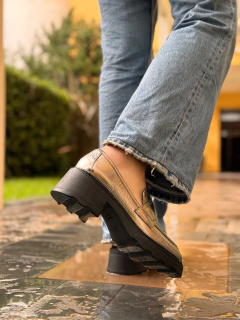 Mocassim tratorado ônix - loja online