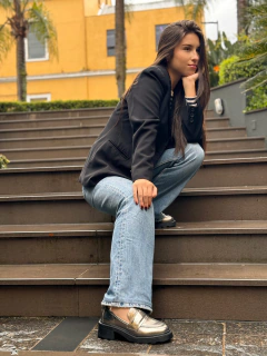 Mocassim tratorado ônix - Jamile Calçados Exposição