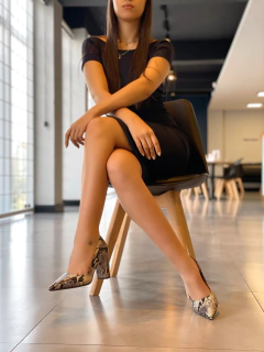 Scarpin Snake - Jamile Calçados Exposição