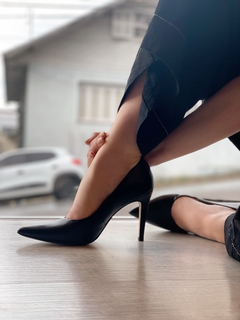 Scarpin Stella black - loja online