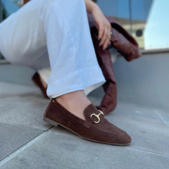 Mocassim Denise Camurça Brown - comprar online