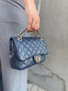 Bolsa medium Chanel Marinho
