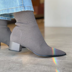Bota Margot Gray Malha - loja online