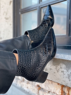 Bota crocodile black - loja online